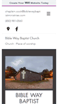 Mobile Screenshot of biblewaybaptistministries.com